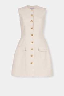 Strukirana mini haljina bez rukava Tiffany Production